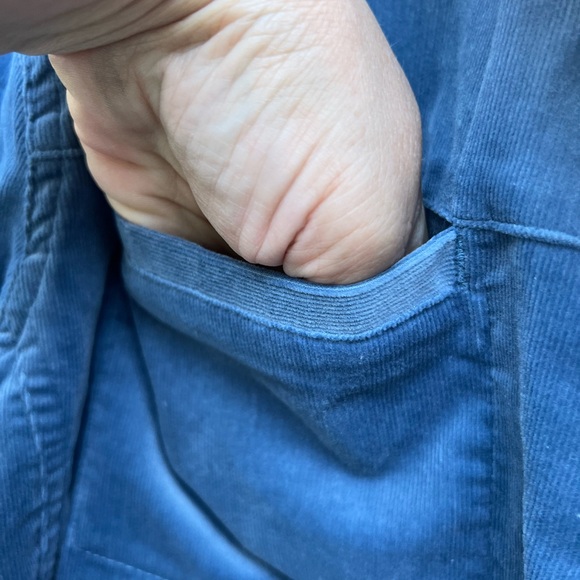 DRAPER’S & DAMONS Blue Corduroy Button Down Women’s Jacket XL NWT NEW - Picture 3 of 11